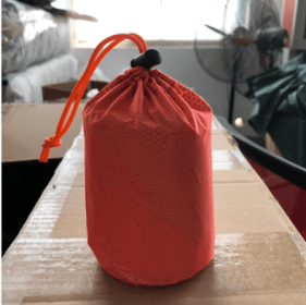 First aid emergency mylar sleeping bag.